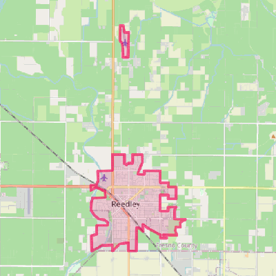 Map of Reedley