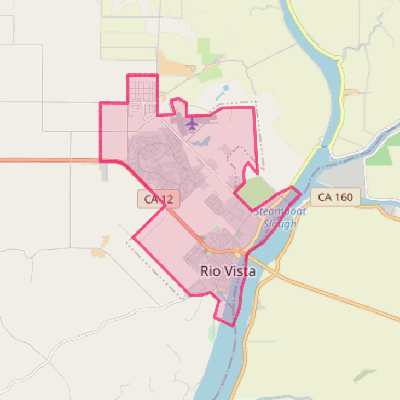 Map of Rio Vista