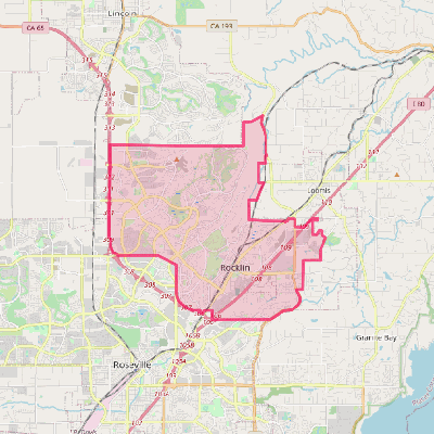 Map of Rocklin