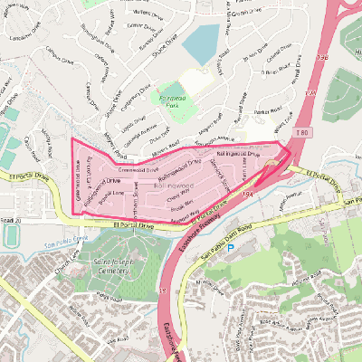 Map of Rollingwood