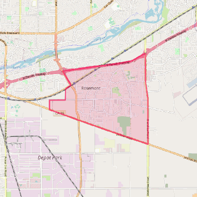 Map of Rosemont