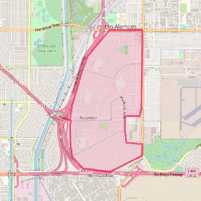 Map of Rossmoor