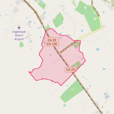 Map of Rutherford
