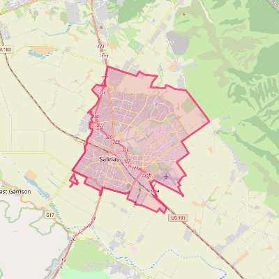 Map of Salinas