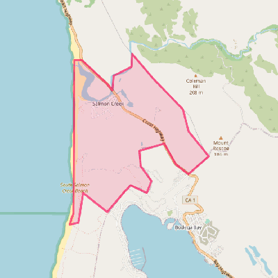 Map of Salmon Creek