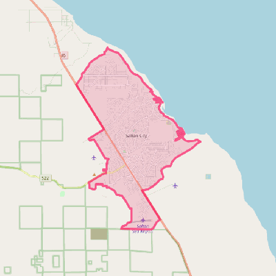 Map of Salton City