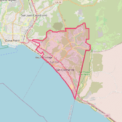 Map of San Clemente