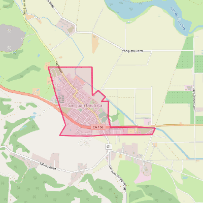 Map of San Juan Bautista