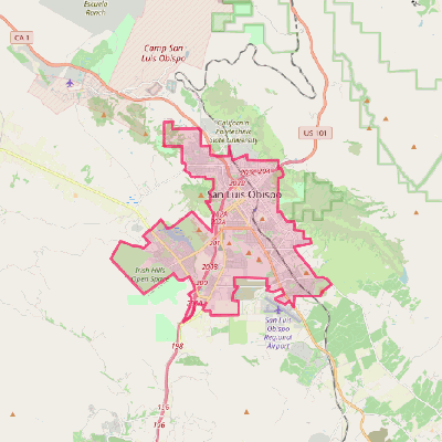 Map of San Luis Obispo