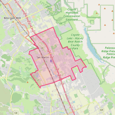 Map of San Martin