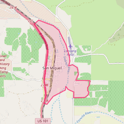 Map of San Miguel