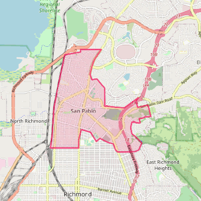 Map of San Pablo