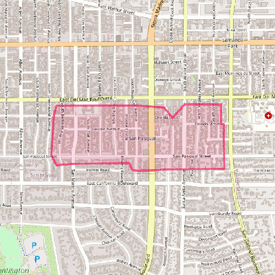 Map of San Pasqual