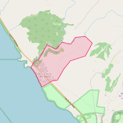 Map of San Simeon