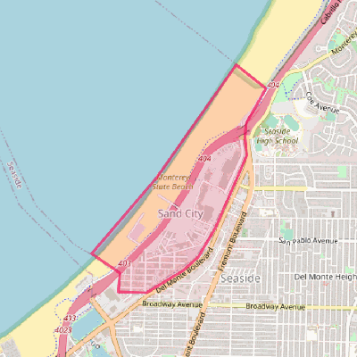 Map of Sand City