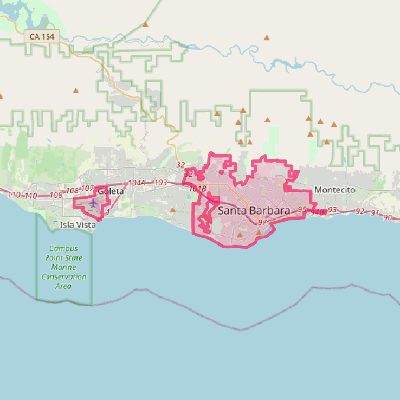 Map of Santa Barbara