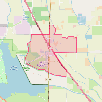 Map of Santa Nella