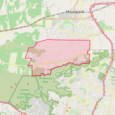 Map of Santa Rosa Valley