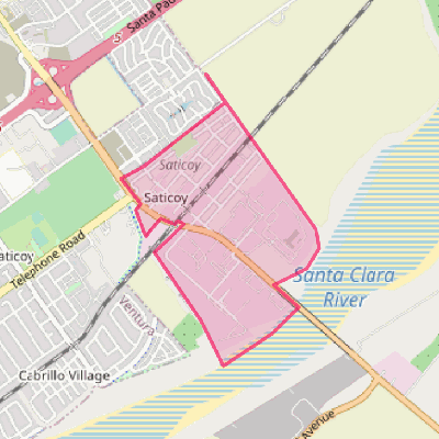 Map of Saticoy