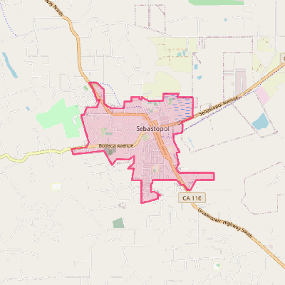 Map of Sebastopol