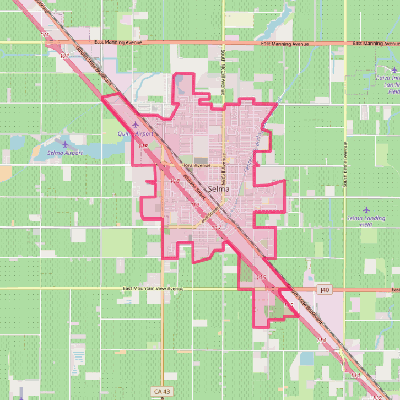 Map of Selma