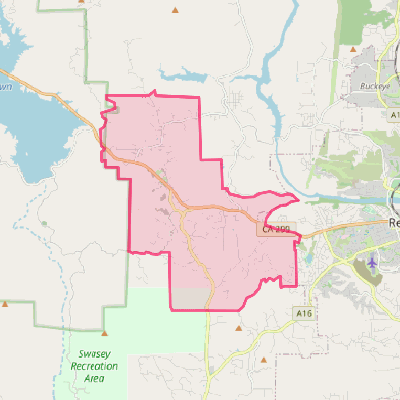 Map of Shasta