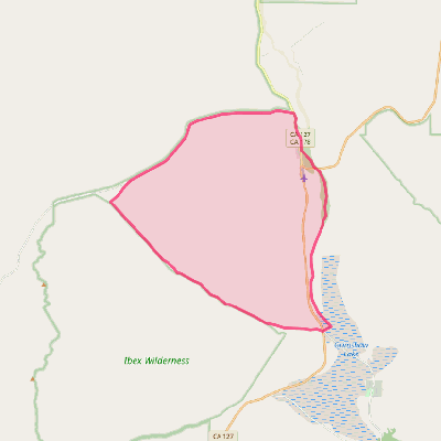 Map of Shoshone