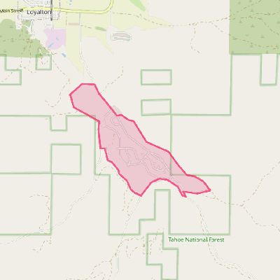 Map of Sierra Brooks