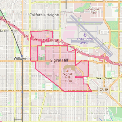 Map of Signal Hill