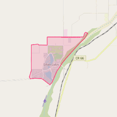 Map of Silver Lakes