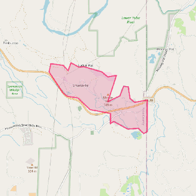 Map of Smartsville