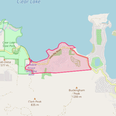 Map of Soda Bay