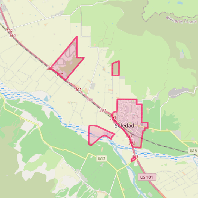 Map of Soledad