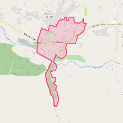 Map of Solvang