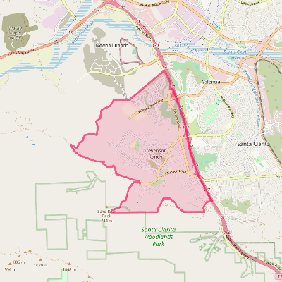 Map of Stevenson Ranch