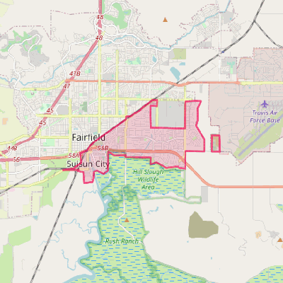 Map of Suisun City