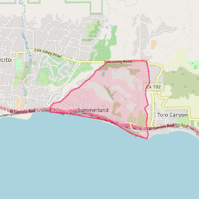 Map of Summerland