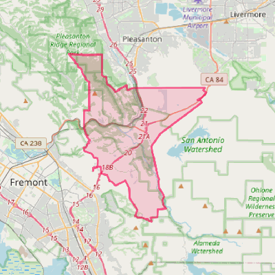 Map of Sunol