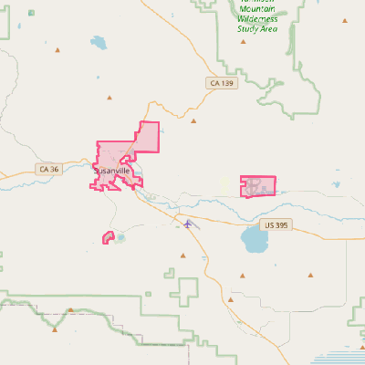 Map of Susanville