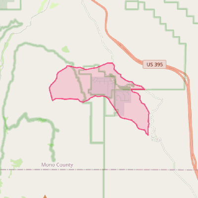 Map of Swall Meadows