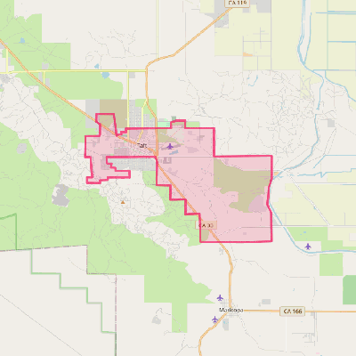 Map of Taft