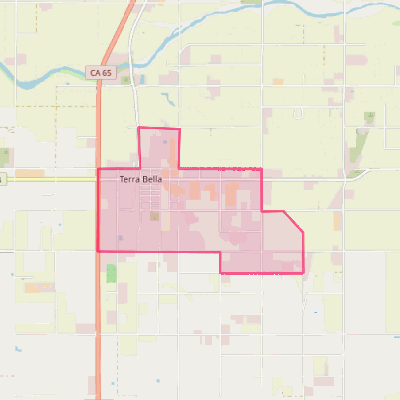 Map of Terra Bella