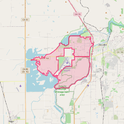 Map of Thermalito