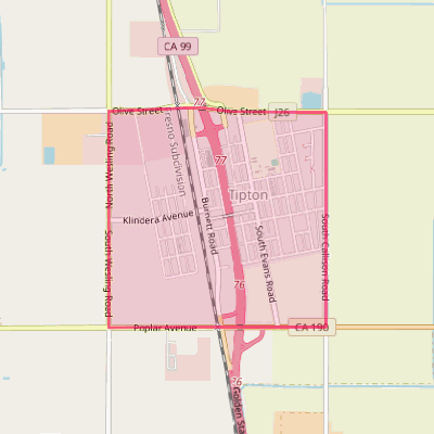 Map of Tipton