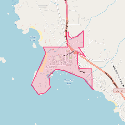 Map of Trinidad