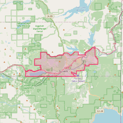 Map of Truckee