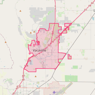 Map of Vacaville