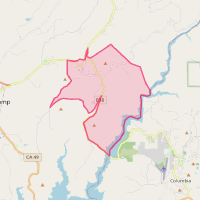 Map of Vallecito