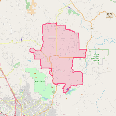 Map of Valley Center