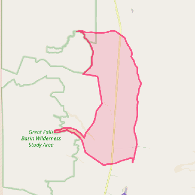 Map of Valley Wells